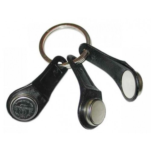 Ключ DS-1990C-F5+ (Чёрный) Электронный ключ с держателем (VIZIT)