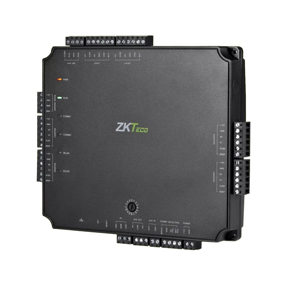 C5S120 (ZKTeco) Сетевой контроллер (Ethernet) на 4 считывателя (Wiegand) 3 реле, 100 000 ключей
